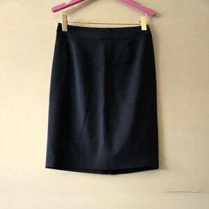 Theory Joanie Skirt In Sevona Wool Black Size 4